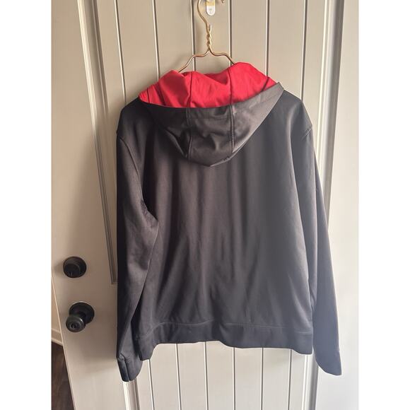 Ohio State Hoodie Mens Medium Gray Varsity Authentic Apparel Buckeyes Sweatshirt - Picture 3 of 3